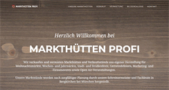 Desktop Screenshot of markthuetten.de