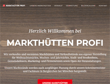 Tablet Screenshot of markthuetten.de